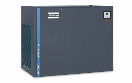 Kompresor powietrza śrubowego bezolejowego AQ15-55 VSD firmy Atlas Copco