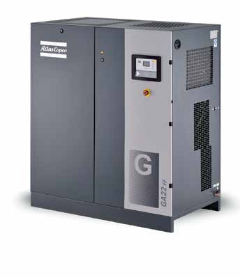 Atlas GA Series GA22 Power 30 HP Sprężarka powietrza ze stopu aluminium