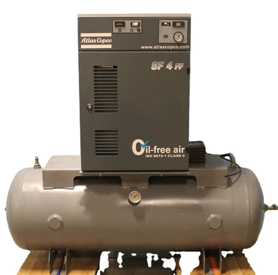 3.7KW/5HP 0 Ppm Sprężarka powietrza śrubowa bez oleju z napędem bezpośrednim SF4