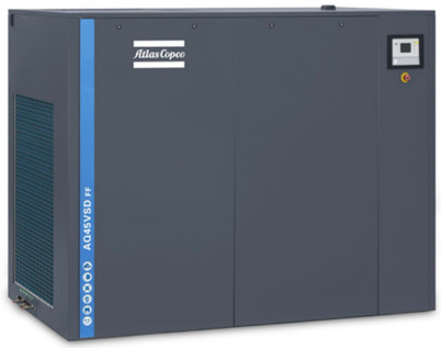 Chłodzenie powietrza napęd bezpośredni 45KW/60KW bezolejowy sprężar powietrza śrubowy AQ45VSD z zawartością oleju 0 ppm