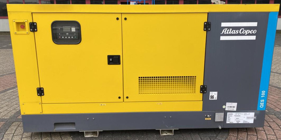Generator prądu klasy przemysłowej QES100 z silnikiem wysokoprężnym i metodą elektrycznego / odwrotnego uruchamiania 1514 kg pojemności