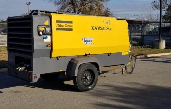 XAVS 650 Przenośny sprężarka do pełnego obciążenia 2000Rpm Przenośny