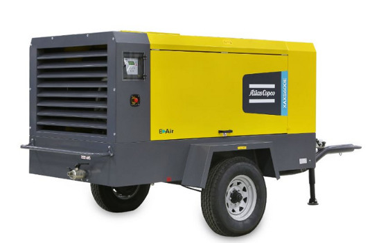 Przenośny sprężarka Atlas Copco XAXS600E napęd elektryczny dla maksymalnej wydajności