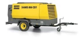 Przenośny kompresor XAMS850Cd Ciśnienie robocze znamionowe 8,6 bar 5000*2000*2000 mm do zawodów i wydajności