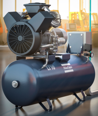 Sprężarka śrubowa Atlas LT10 7,5 kW 50 Hz 68-83 dB(A)