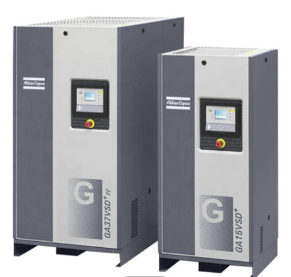 Kompresor powietrza śrubowego VSD+ Atlas G45VSD+ FF 45kw Wbudowany suszarka