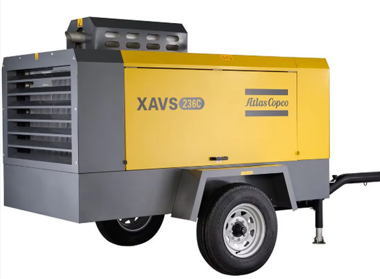 Przenośny sprężar powietrza średniej wielkości Atlas Copco XAVS236C do różnych i rozsądnych stosunków ciśnienia i objętości gazu